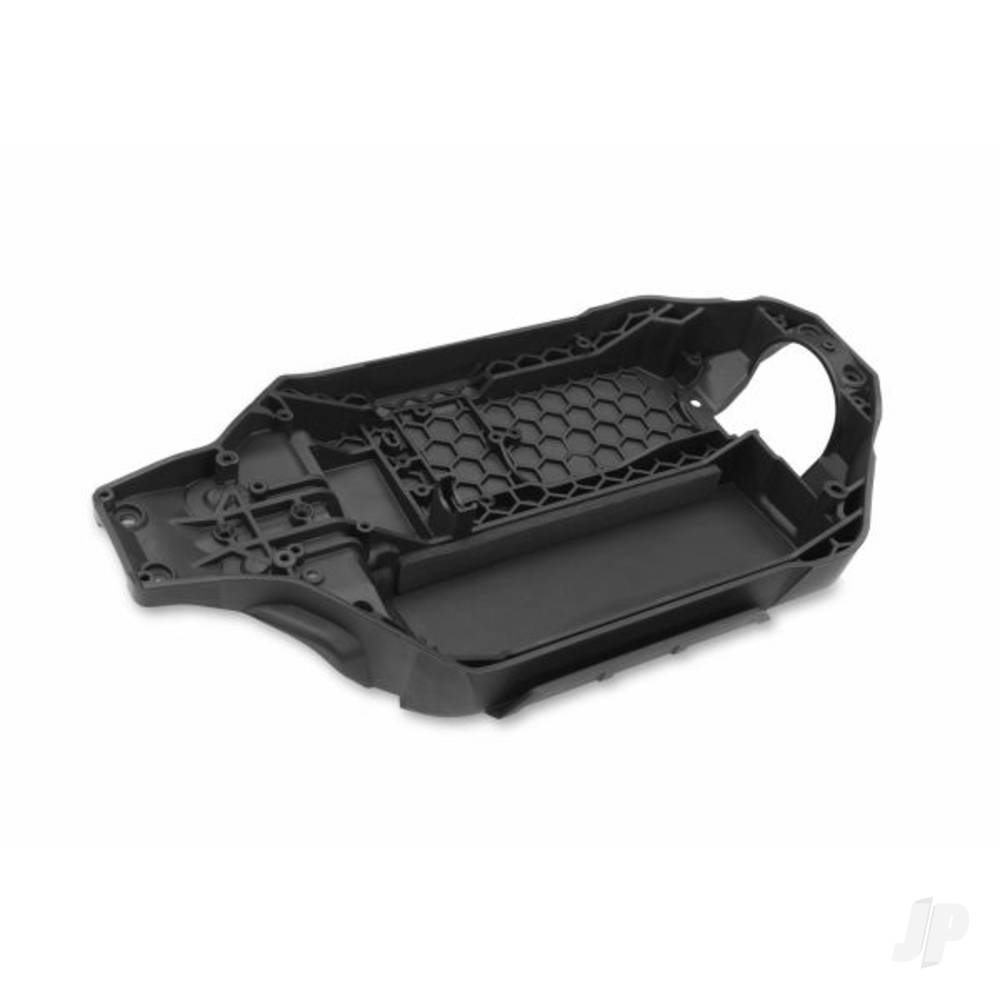 Traxxas Chassis, Dark Grey (162mm long battery compartment) (fits flat style battery packs) (use only with #7430R front bulkhead & #6726X battery hold-down)