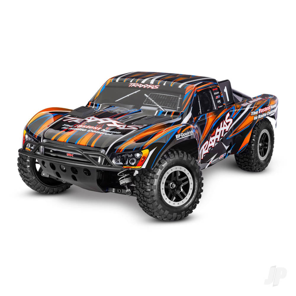 Traxxas Slash VXL 1:10 4X4 RTR Short Course Truck, Orange (+ TQ 2-ch, VXL-3S, Velineon 3500kV, Clipless)