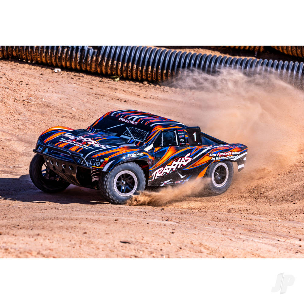 Traxxas Slash VXL 1:10 4X4 RTR Short Course Truck, Orange (+ TQ 2-ch, VXL-3S, Velineon 3500kV, Clipless)-21