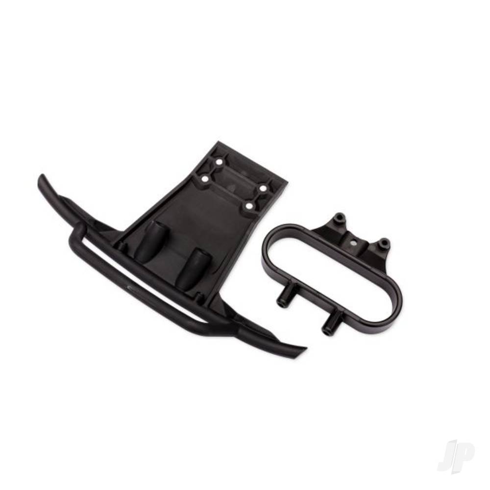 traxxas-black-front-bumper-and-mount
