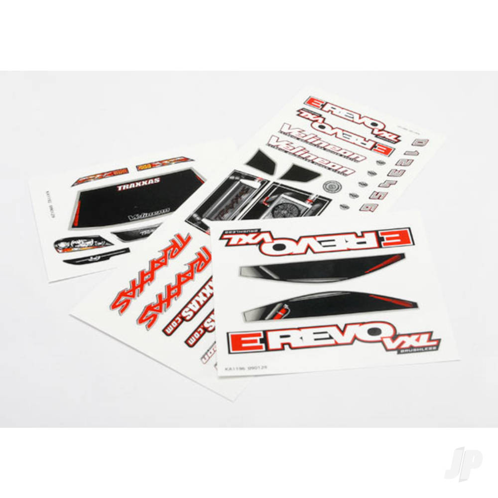 Traxxas Decal sheet, 1:16 E-Revo VXL