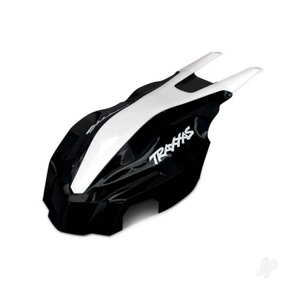Traxxas Canopy, Front, Black / White, Aton