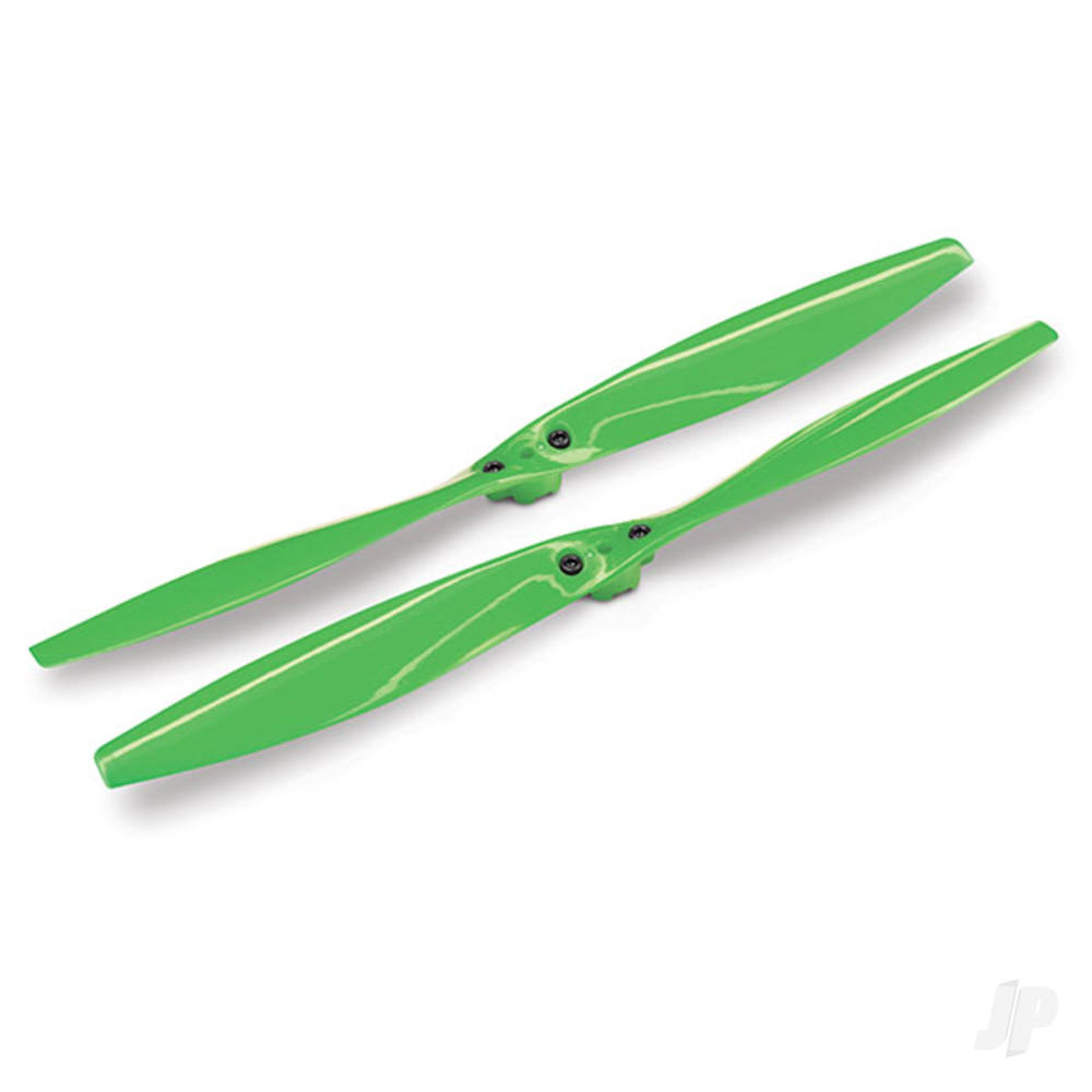 Traxxas Rotor blade Set, Green (2 pcs) (with screws)