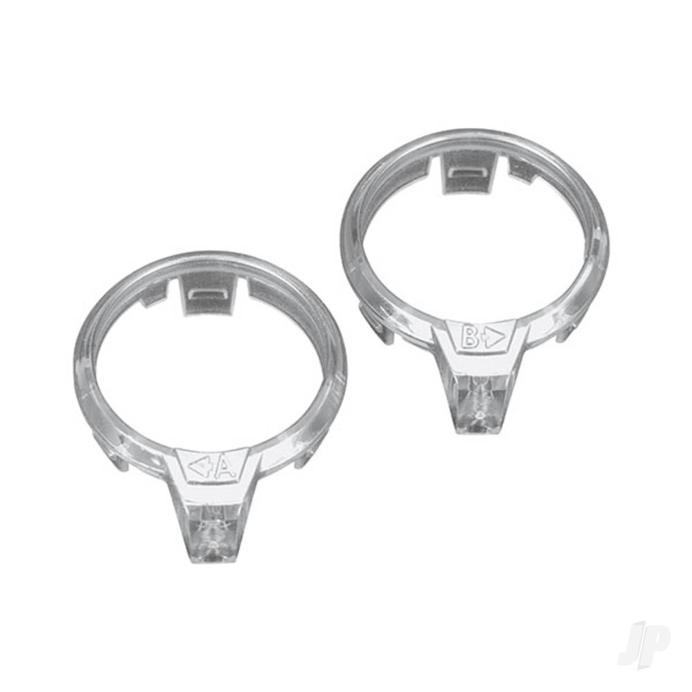 Traxxas LED lens, motor, Clear (left & right)