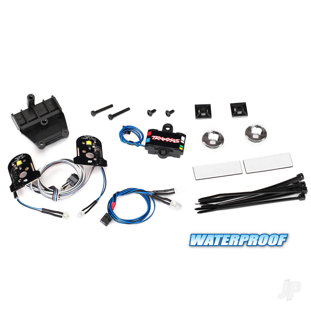 traxxas-led-light-set-contains-headlights-tail-lights-side-marker-lights-distribution-block-fits-8130-body-requires-8028-power-supply