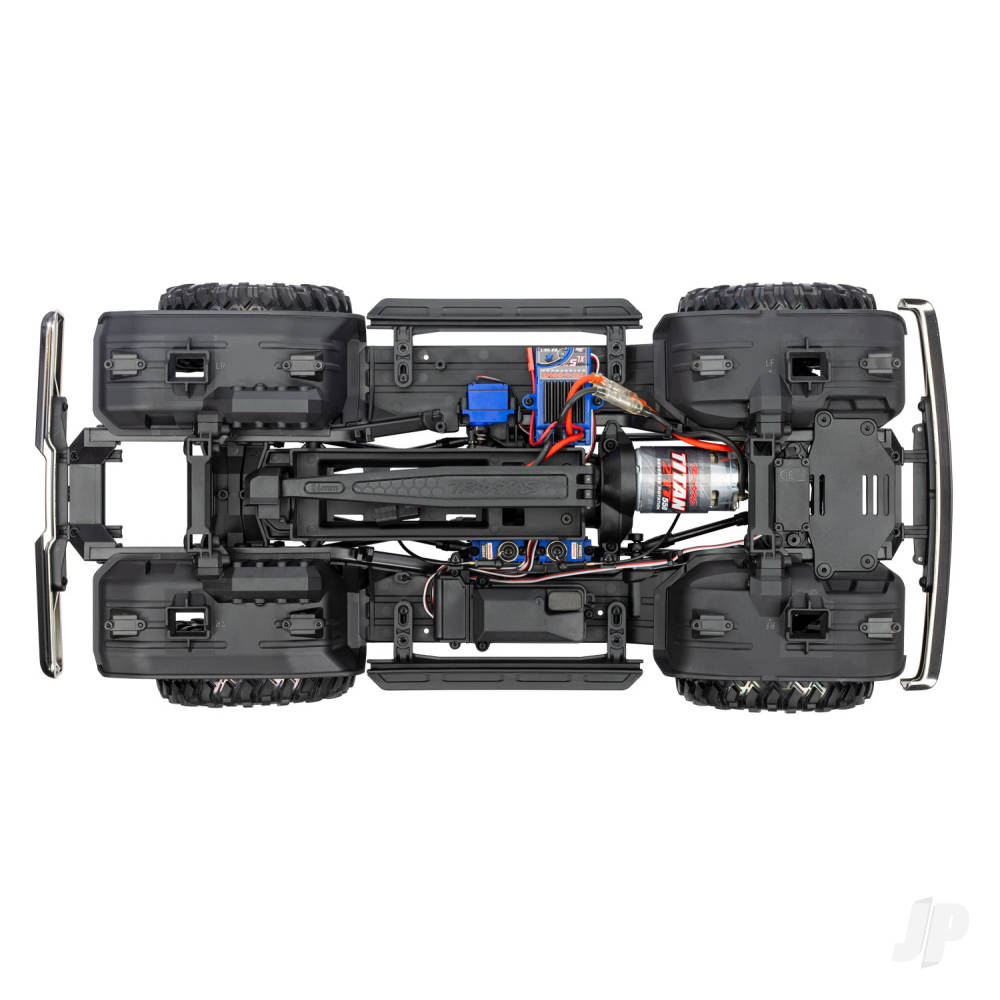 Traxxas TRX-4 1979 Ford Bronco 1:10 4X4 Electric RTD All-Terrain Crawler, Red (+ TQ 2-ch, XL-5 HV, Titan 550, Clipless Body)-4