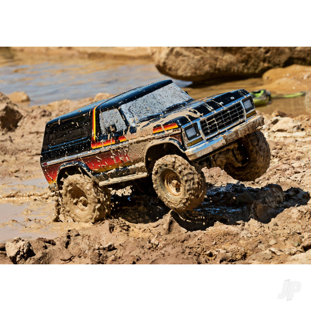 Traxxas TRX-4 1979 Ford Bronco 1:10 4X4 Electric RTD All-Terrain Crawler, Sunset (+ TQ 2-ch, XL-5 HV, Titan 550, Clipless Body)-9