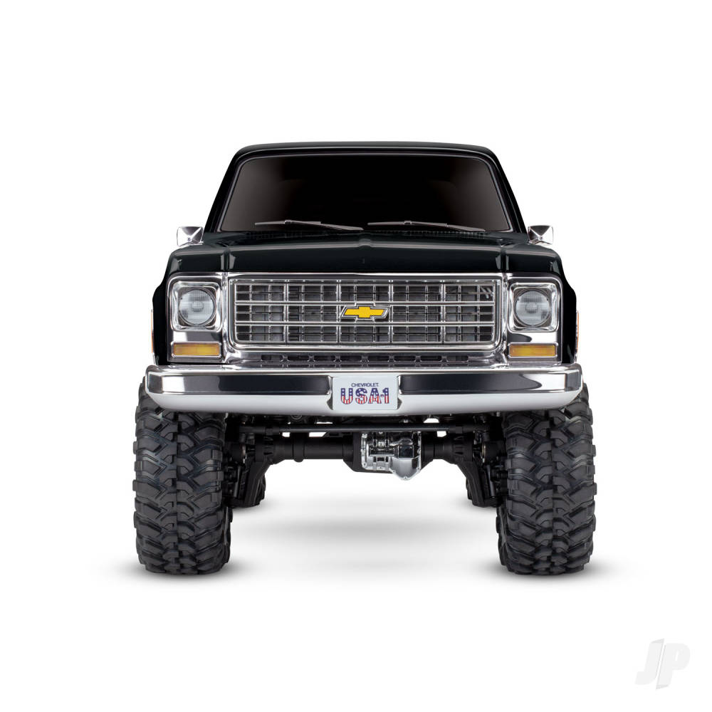 Traxxas TRX-4 1979 Chevy Blazer 1:10 4X4 Electric All-Terrain Crawler, Black (+ TQ 2-ch, XL-5 HV, Titan 550, Clipless Body)-3