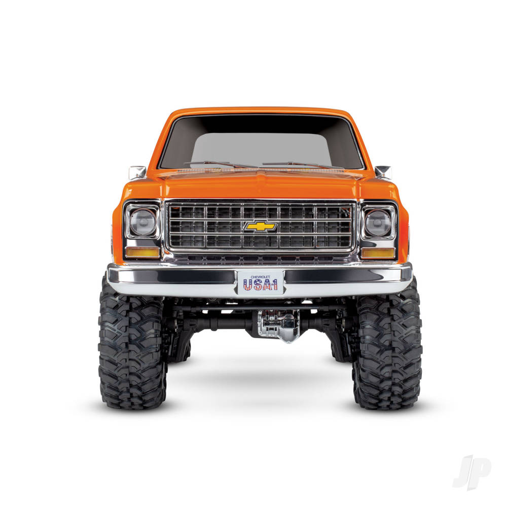 Traxxas TRX-4 1979 Chevy Blazer 1:10 4X4 Electric All-Terrain Crawler, Orange (+ TQ 2-ch, XL-5 HV, Titan 550, Clipless Body)-3