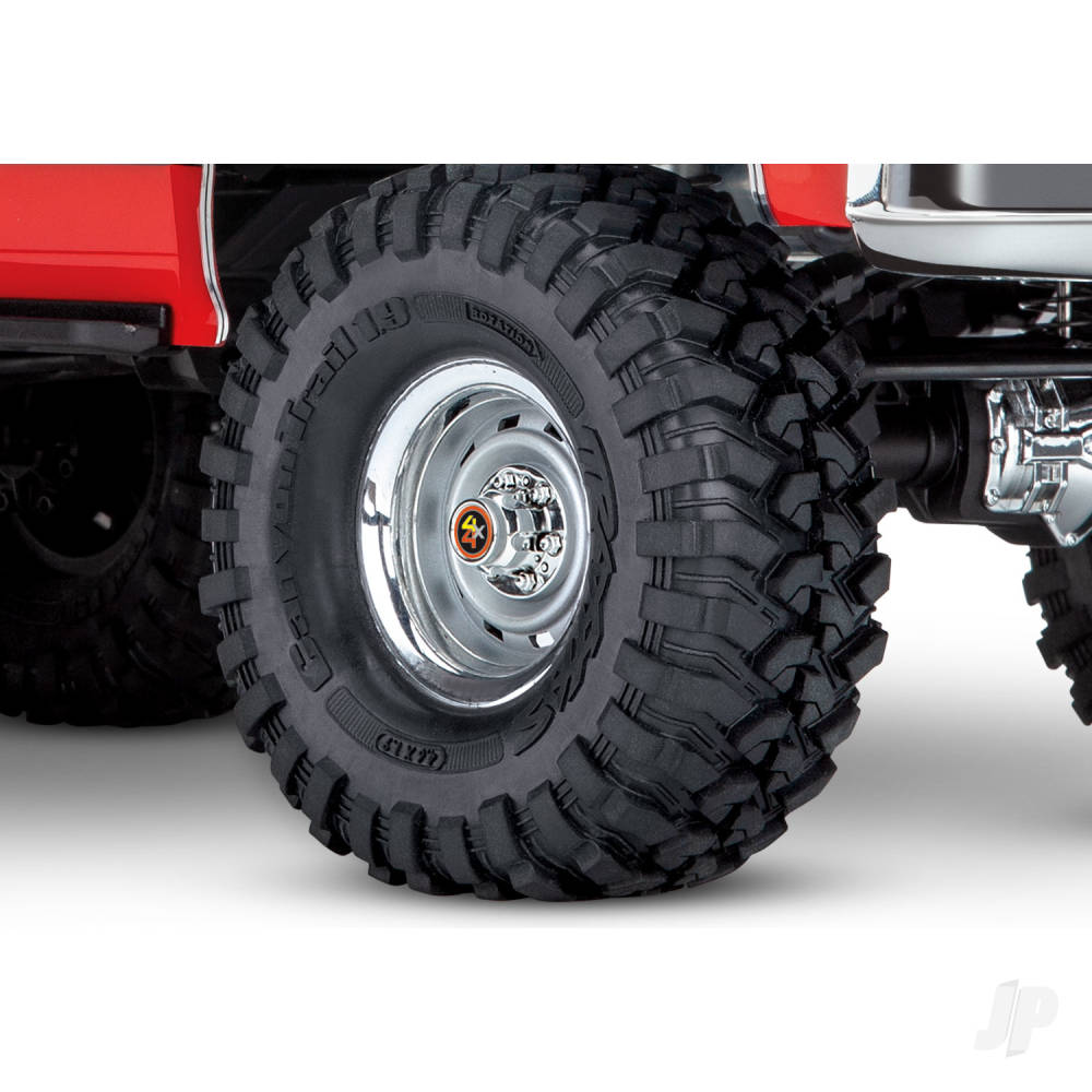 Traxxas TRX-4 1979 Chevy Blazer 1:10 4X4 Electric All-Terrain Crawler, Orange (+ TQ 2-ch, XL-5 HV, Titan 550, Clipless Body)-17