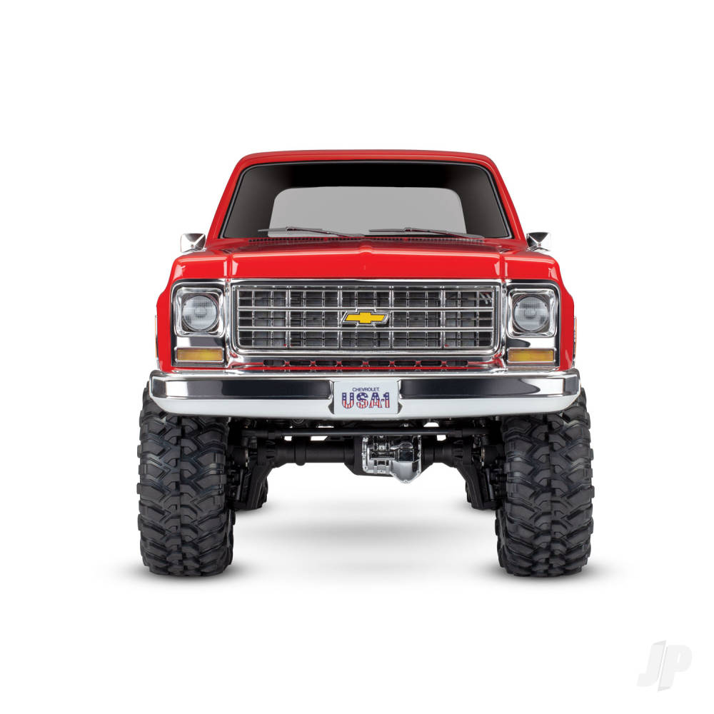 Traxxas TRX-4 1979 Chevy Blazer 1:10 4X4 Electric All-Terrain Crawler, Red (+ TQ 2-ch, XL-5 HV, Titan 550, Clipless Body)-3