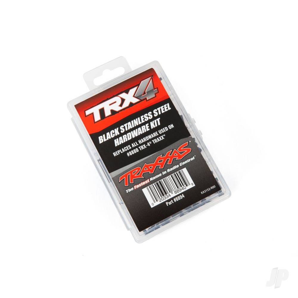 traxxas-hardware-kit-black-stainless-steel-trx-4-traxx-contains-all-stainless-steel-hardware-used-on-8880-trx-4-traxx