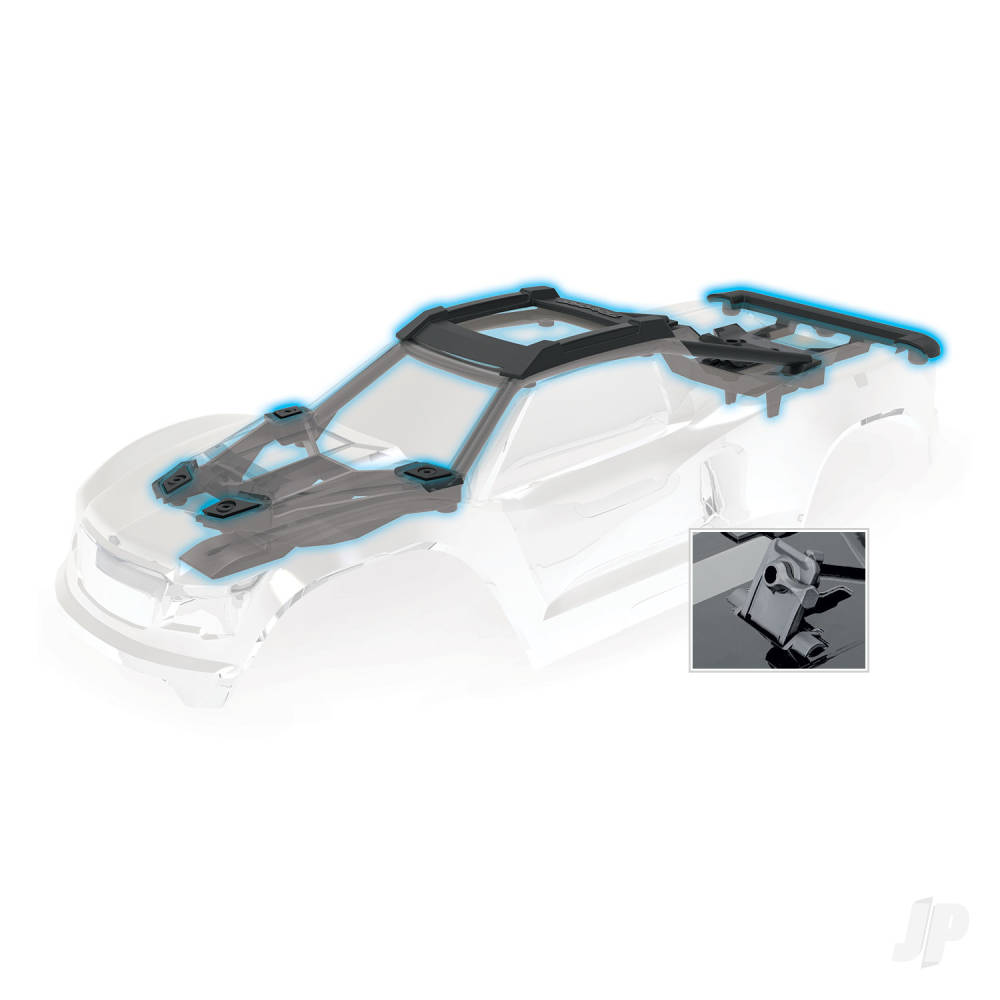 Traxxas Maxx VXL 1:10 4X4 RTR Monster Truck, Blue (+ TQi 2-ch, VXL-4S, Velineon 540XL, TSM, WideMaxx)-5