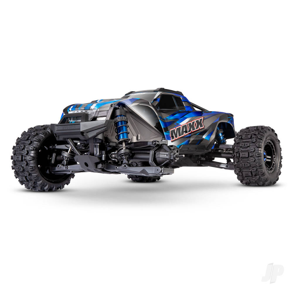 Traxxas Maxx VXL 1:10 4X4 RTR Monster Truck, Blue (+ TQi 2-ch, VXL-4S, Velineon 540XL, TSM, WideMaxx)-7