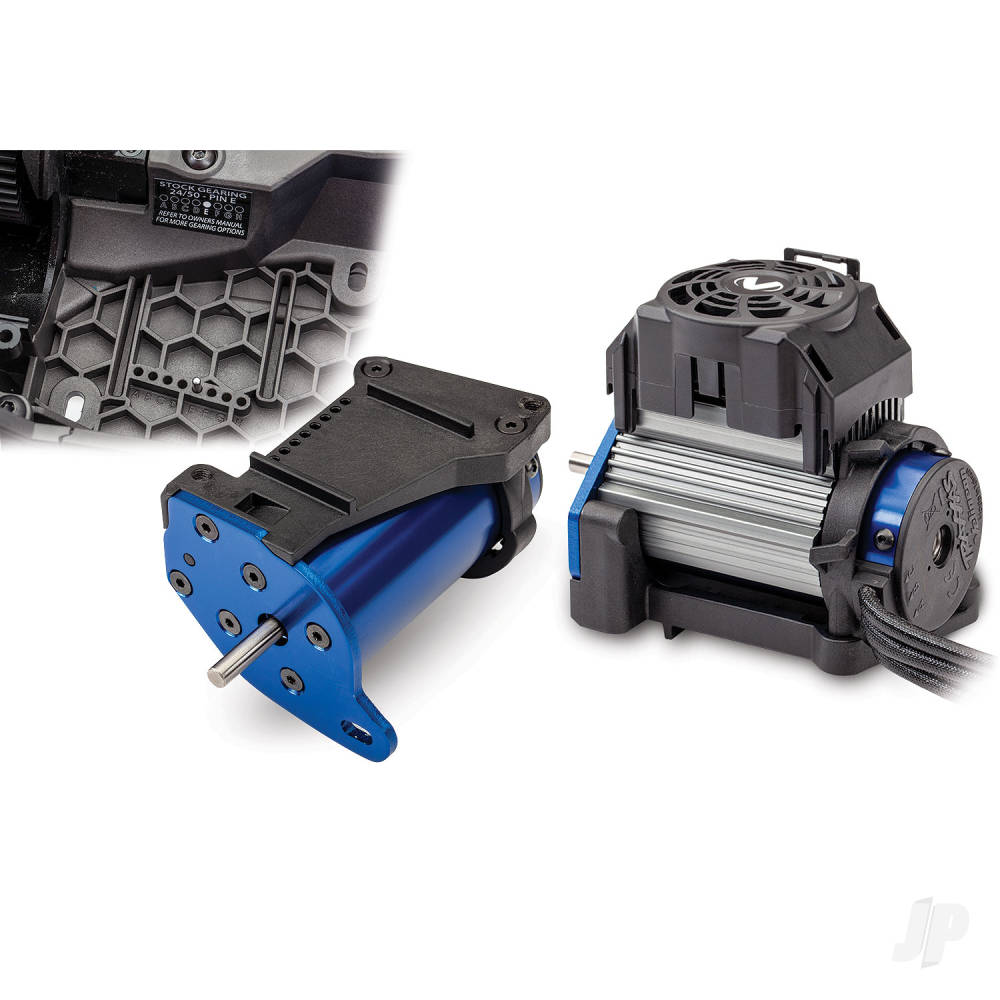 Traxxas Maxx VXL 1:10 4X4 RTR Monster Truck, Blue (+ TQi 2-ch, VXL-4S, Velineon 540XL, TSM, WideMaxx)-18