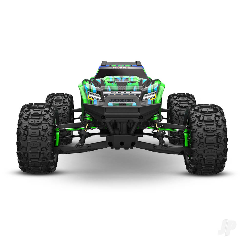 Traxxas Maxx Ultimate 1:10 4S 4WD Electric Monster Truck, Green (+ TQi 2-ch Link, VXL-4s, Velineon 540XL, TSM, Clipless Body)-3