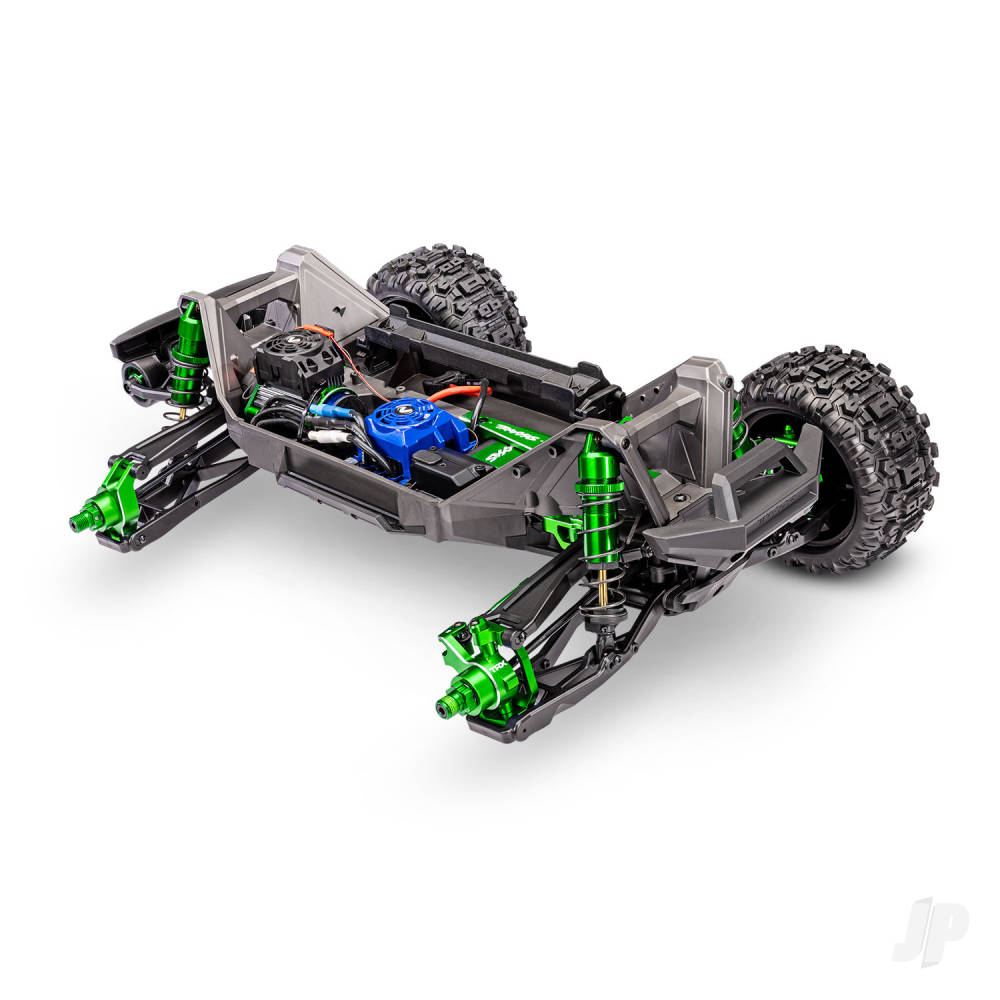 Traxxas Maxx Ultimate 1:10 4S 4WD Electric Monster Truck, Green (+ TQi 2-ch Link, VXL-4s, Velineon 540XL, TSM, Clipless Body)-5