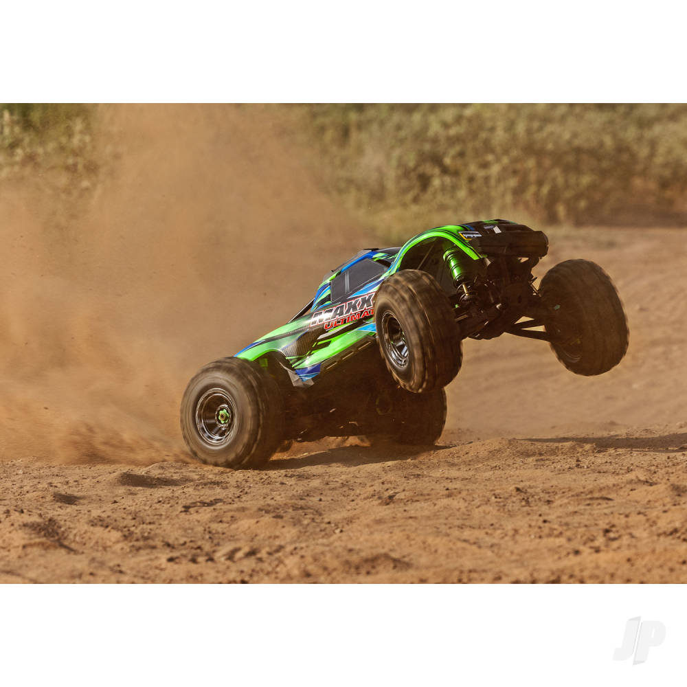Traxxas Maxx Ultimate 1:10 4S 4WD Electric Monster Truck, Green (+ TQi 2-ch Link, VXL-4s, Velineon 540XL, TSM, Clipless Body)-7