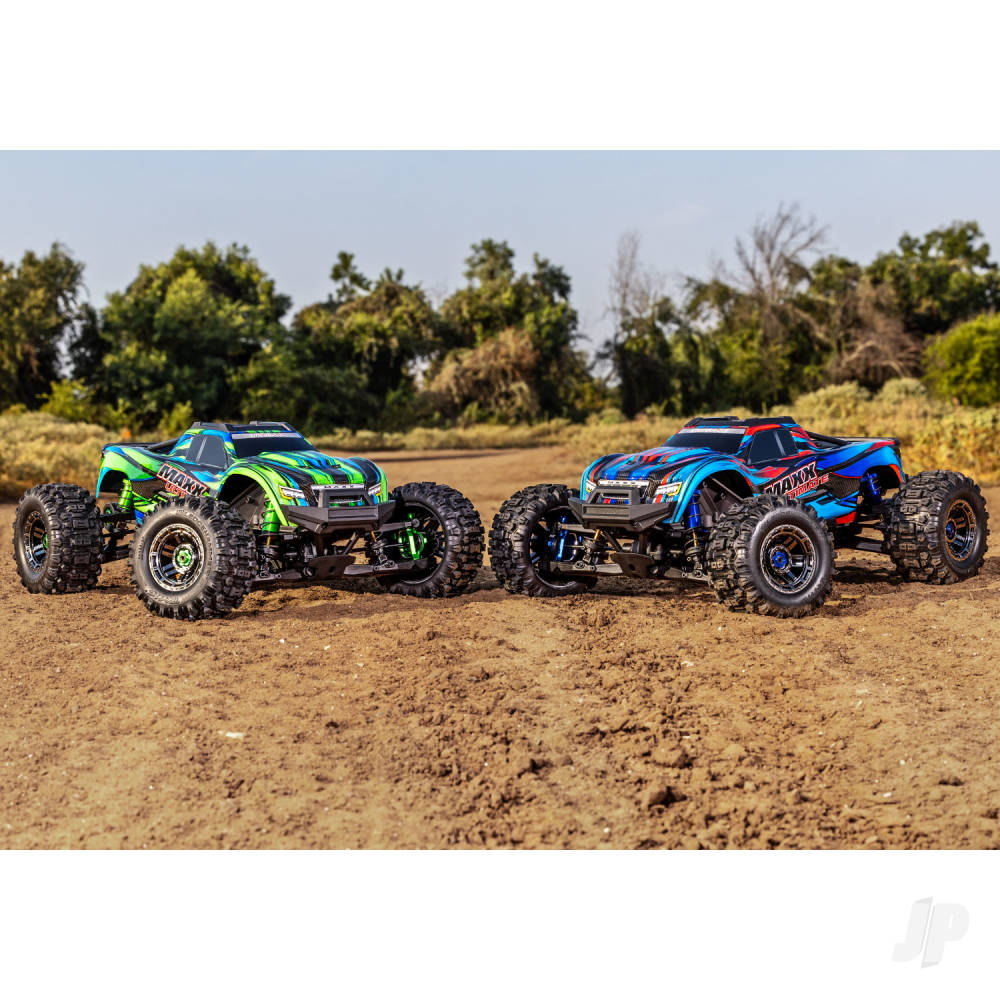 Traxxas Maxx Ultimate 1:10 4S 4WD Electric Monster Truck, Green (+ TQi 2-ch Link, VXL-4s, Velineon 540XL, TSM, Clipless Body)-12