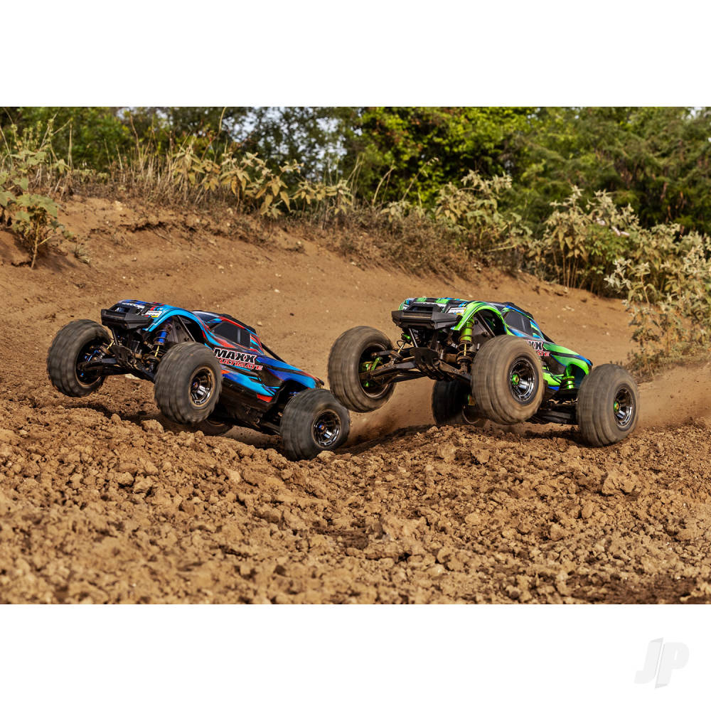 Traxxas Maxx Ultimate 1:10 4S 4WD Electric Monster Truck, Green (+ TQi 2-ch Link, VXL-4s, Velineon 540XL, TSM, Clipless Body)-14