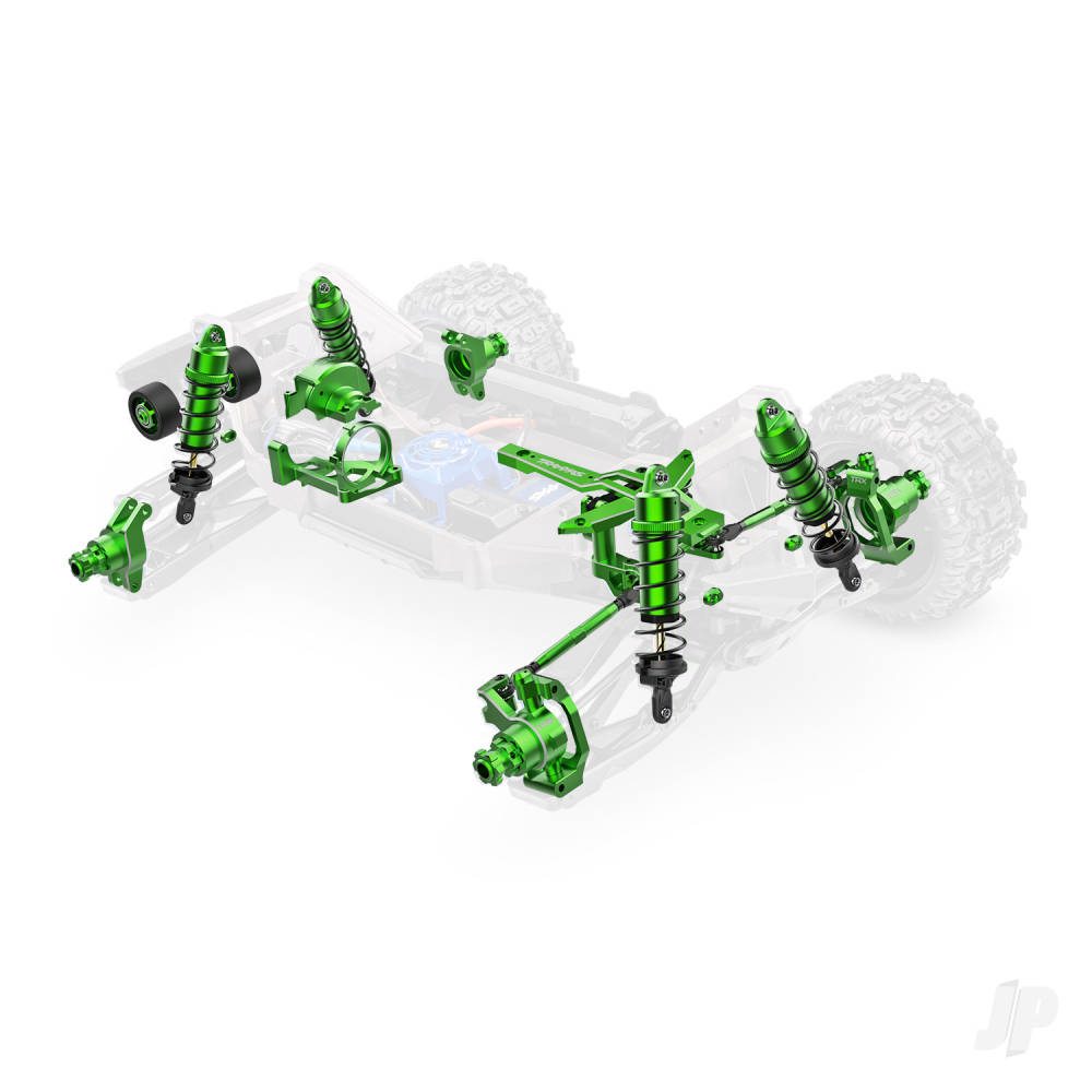 Traxxas Maxx Ultimate 1:10 4S 4WD Electric Monster Truck, Green (+ TQi 2-ch Link, VXL-4s, Velineon 540XL, TSM, Clipless Body)-15