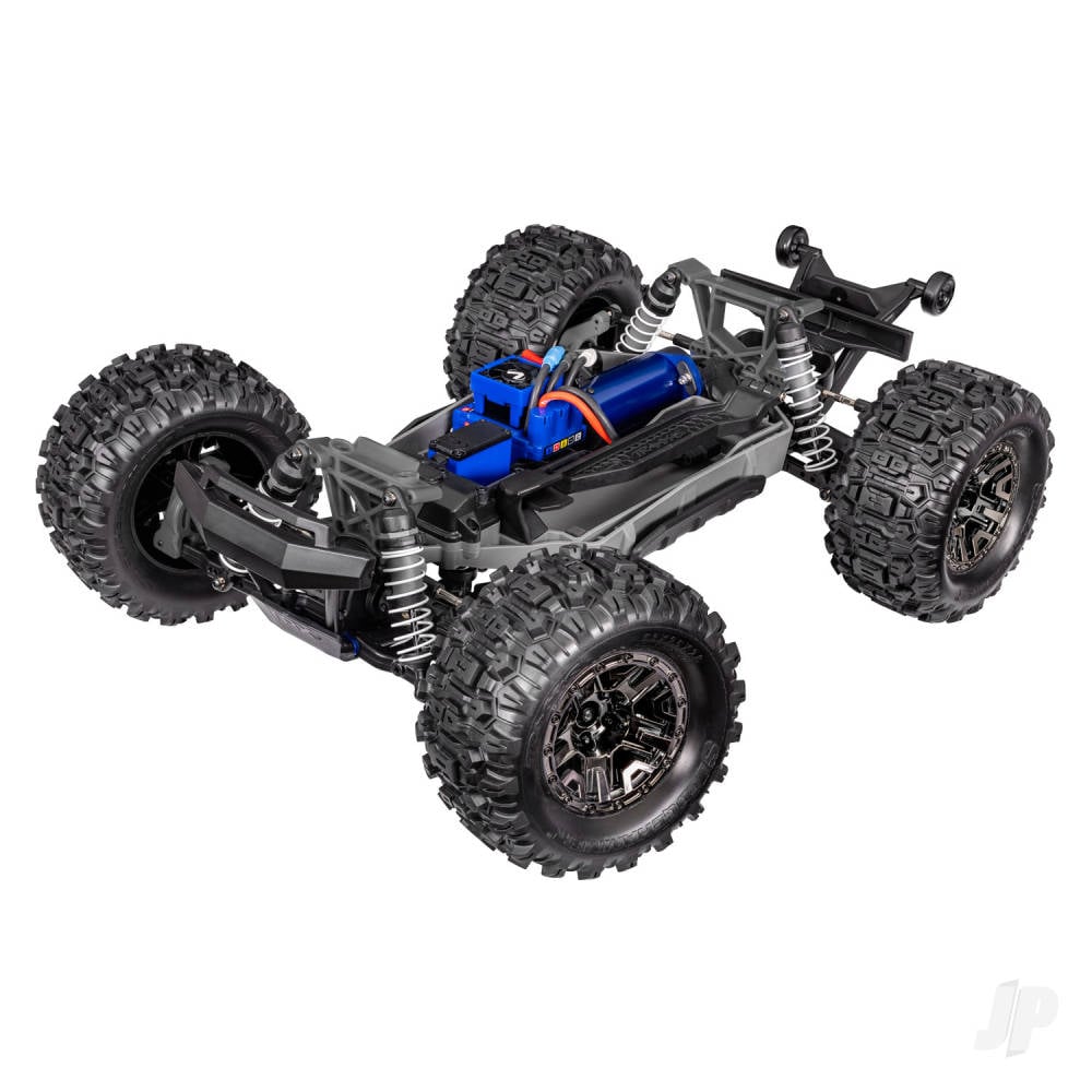 Traxxas Stampede 4X4 HD VXL 1:10 4WD RTR Brushless Electric Monster Truck, Blue (+ TQi 2-ch, TSM, VXL-3s, Velineon 3500kV, Extreme HD Kit, Clipless Body)-3