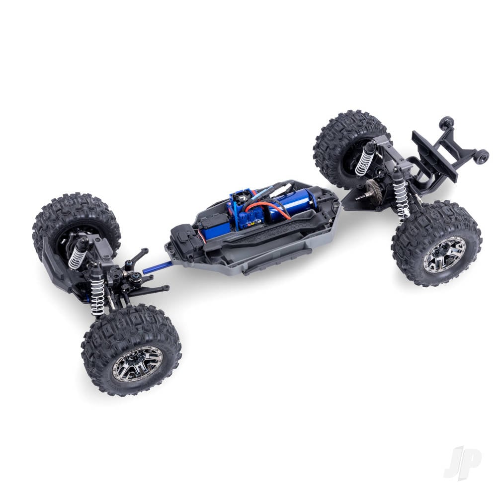 Traxxas Stampede 4X4 HD VXL 1:10 4WD RTR Brushless Electric Monster Truck, Blue (+ TQi 2-ch, TSM, VXL-3s, Velineon 3500kV, Extreme HD Kit, Clipless Body)-21