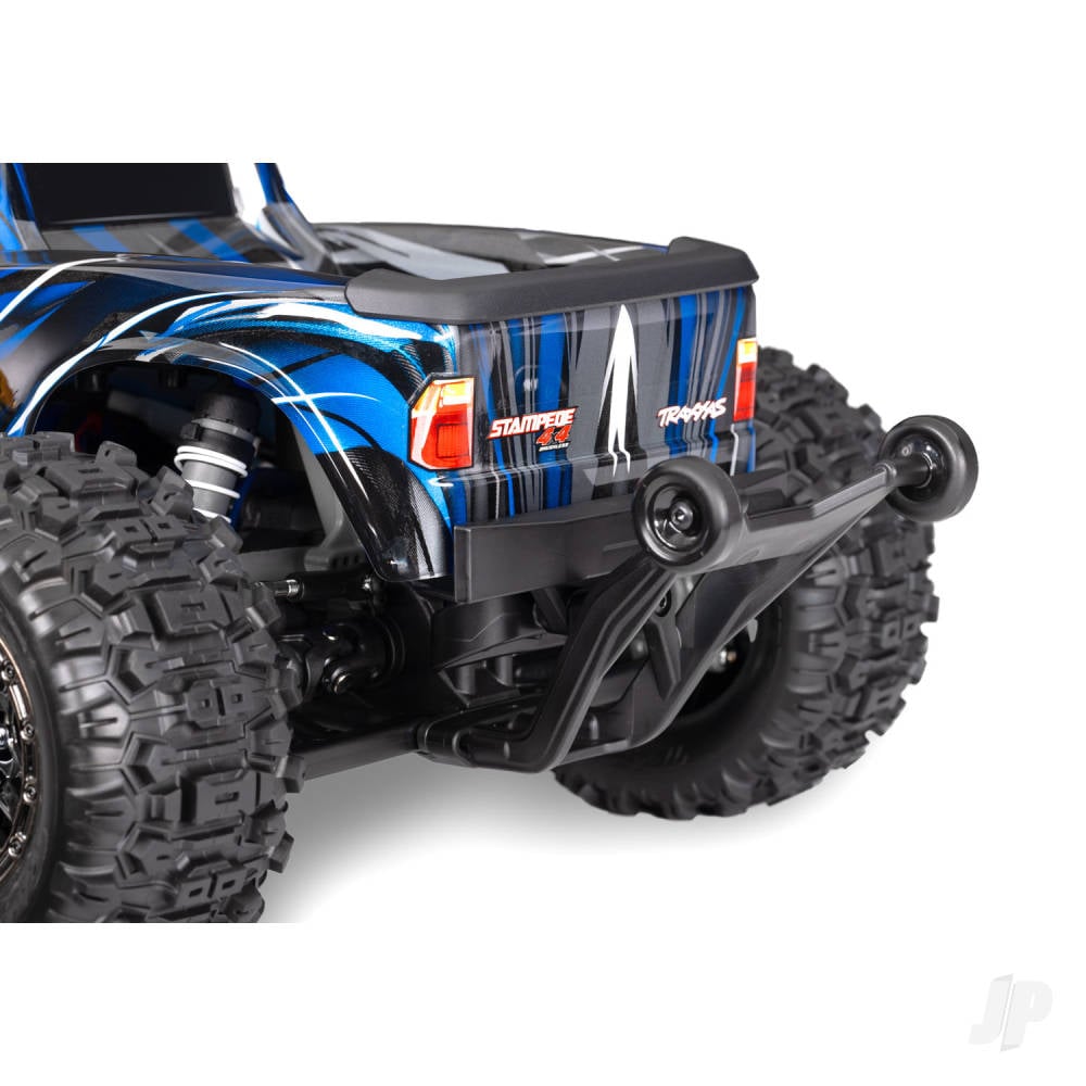 Traxxas Stampede 4X4 HD VXL 1:10 4WD RTR Brushless Electric Monster Truck, Blue (+ TQi 2-ch, TSM, VXL-3s, Velineon 3500kV, Extreme HD Kit, Clipless Body)-25