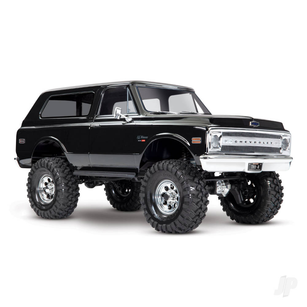 Traxxas Body, Chevrolet Blazer (1969), Complete (Black) (includes grill, side mirrors, door handles, windshield wipers, Front & Rear bumpers, decals)-4