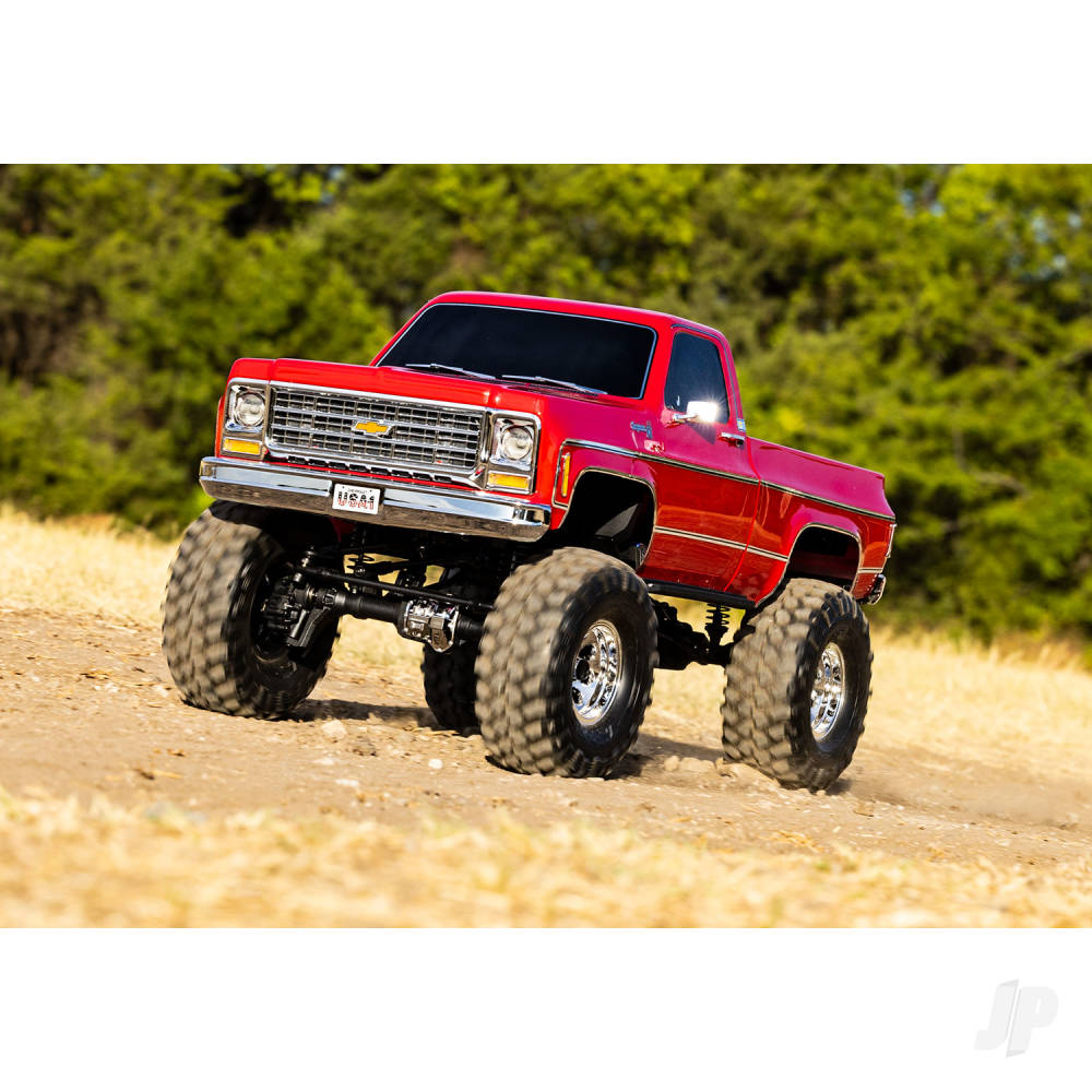 Traxxas TRX-4 1979 Chevrolet K10 Truck 1:10 4WD RTD Electric Trail Crawler, Blue (+ TQi 4-ch, XL-5 HV, Titan 550)-8