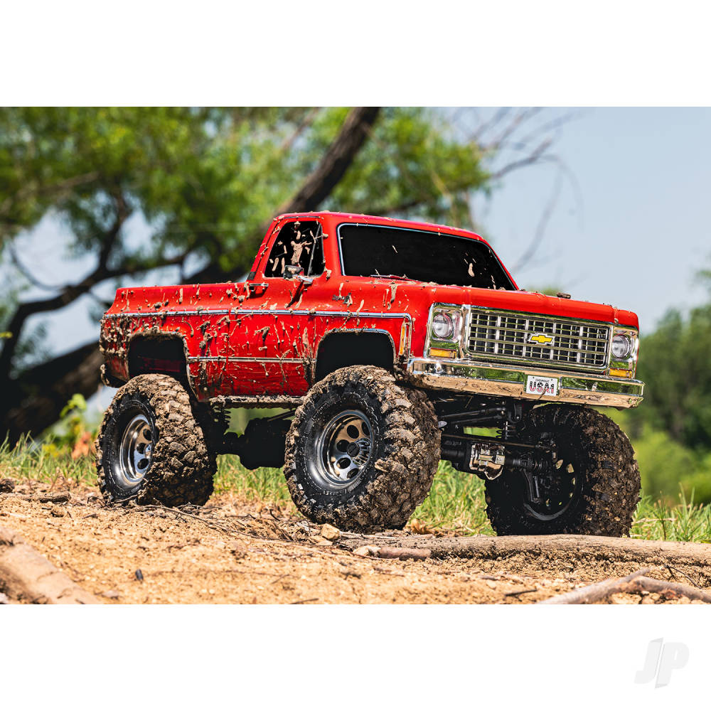 Traxxas TRX-4 1979 Chevrolet K10 Truck 1:10 4WD RTD Electric Trail Crawler, Blue (+ TQi 4-ch, XL-5 HV, Titan 550)-9