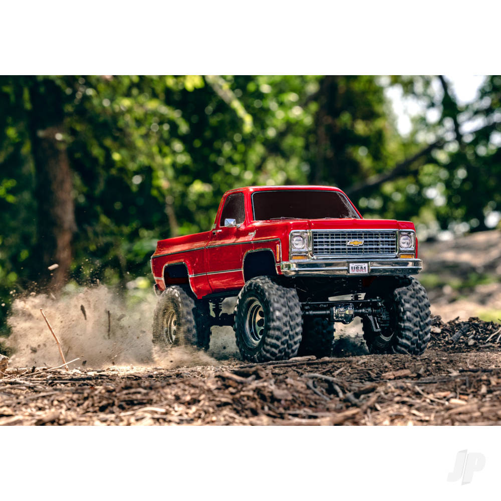 Traxxas TRX-4 1979 Chevrolet K10 Truck 1:10 4WD RTD Electric Trail Crawler, Blue (+ TQi 4-ch, XL-5 HV, Titan 550)-10