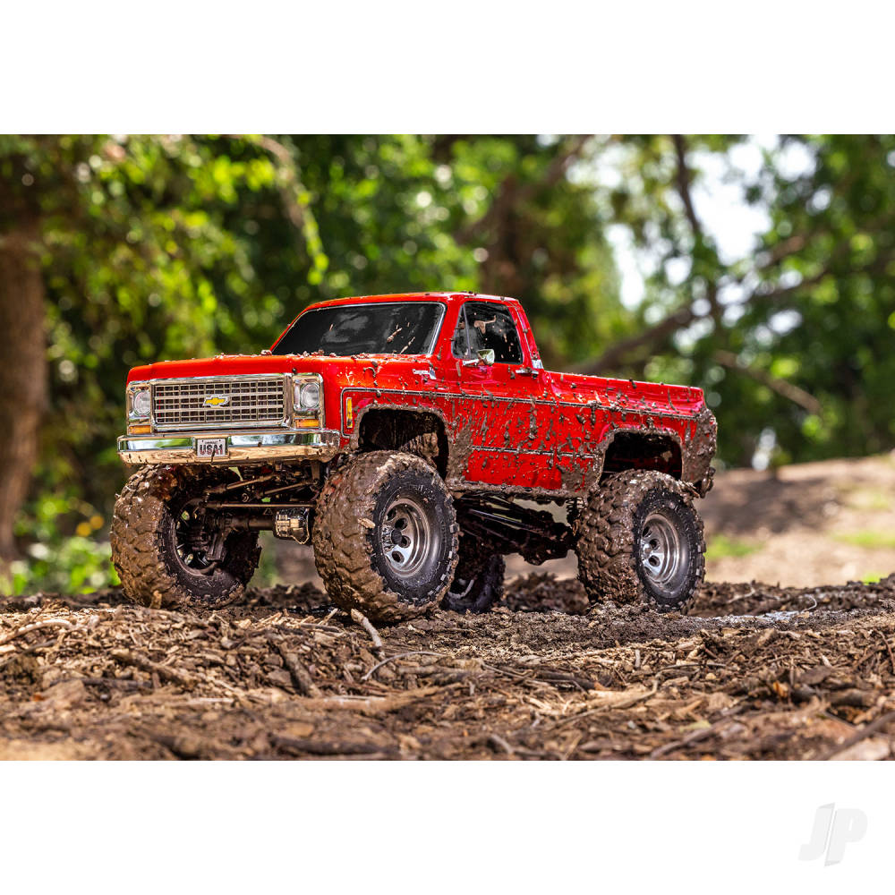 Traxxas TRX-4 1979 Chevrolet K10 Truck 1:10 4WD RTD Electric Trail Crawler, Blue (+ TQi 4-ch, XL-5 HV, Titan 550)-11
