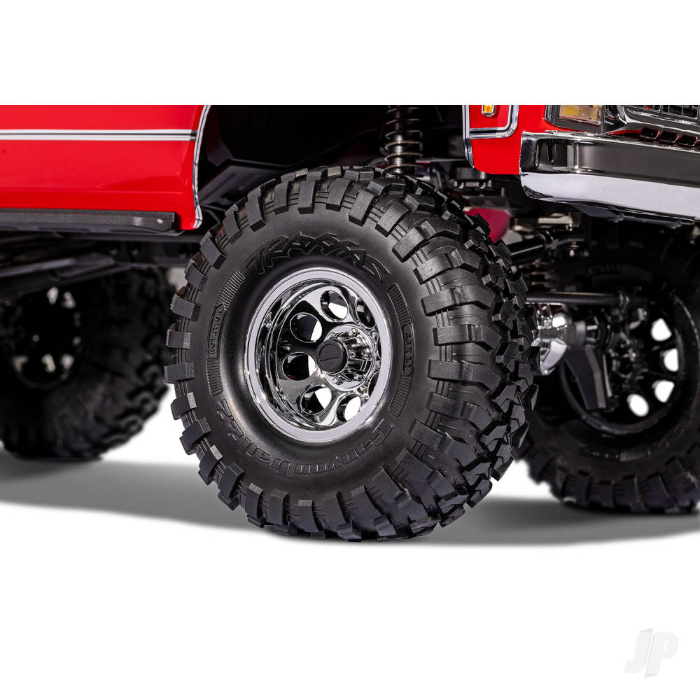 Traxxas TRX-4 1979 Chevrolet K10 Truck 1:10 4WD RTD Electric Trail Crawler, Blue (+ TQi 4-ch, XL-5 HV, Titan 550)-19