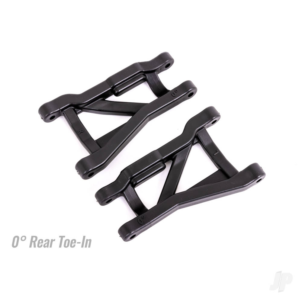 Traxxas Suspension arms, Black, rear (left & right), heavy duty, 0deg toe angle (2)