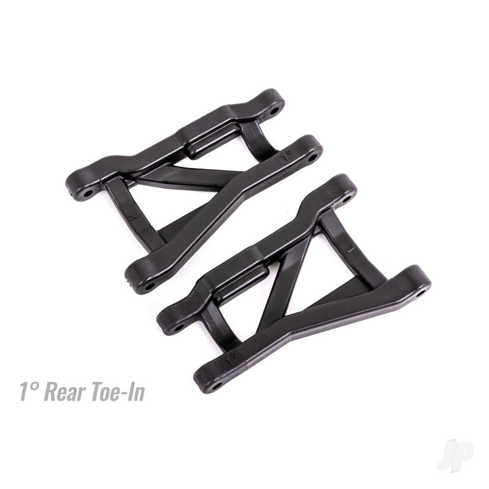 Traxxas Suspension arms, Black, rear (left & right), heavy duty, 1deg toe angle (2)
