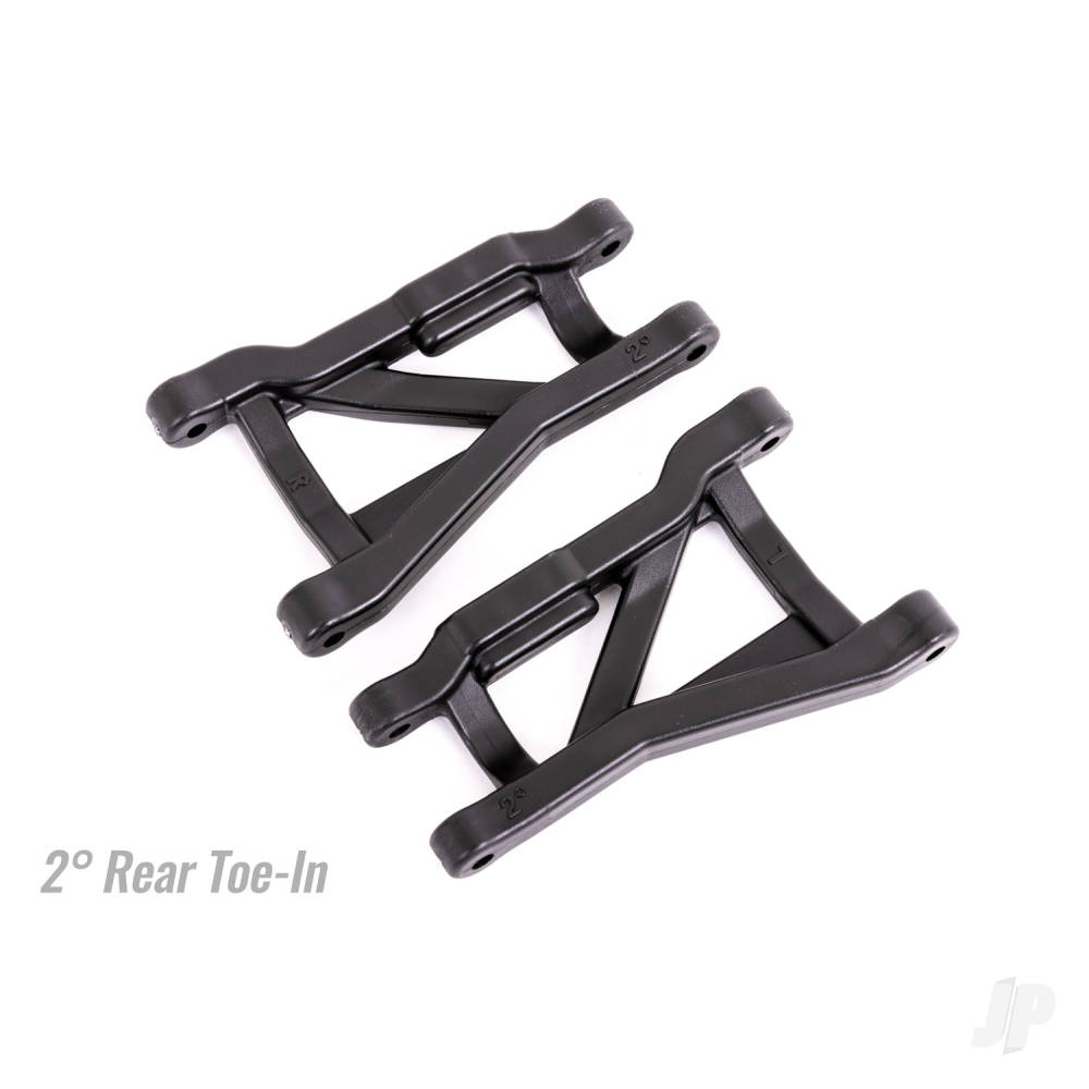 Traxxas Suspension arms, Black, rear (left & right), heavy duty, 2deg toe angle (2)