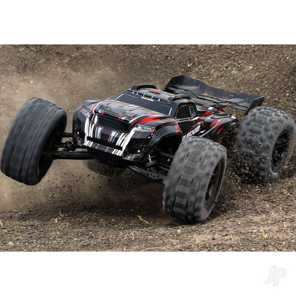 Traxxas Sledge Belted 1:8 4WD RTR Brushless Electric Monster Truck, Green (+ TQi 2-ch, TSM, VXL-6S, Belted, Clipless Body)-12