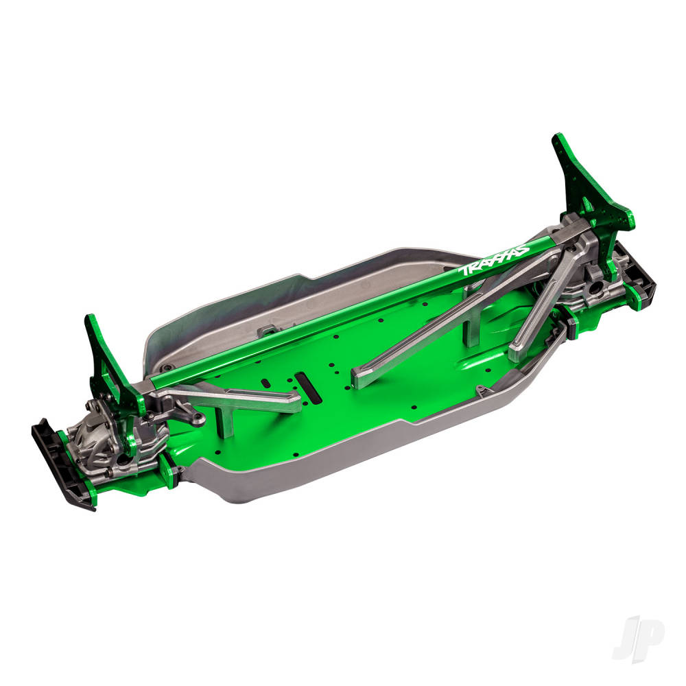 Traxxas Sledge Belted 1:8 4WD RTR Brushless Electric Monster Truck, Green (+ TQi 2-ch, TSM, VXL-6S, Belted, Clipless Body)-22