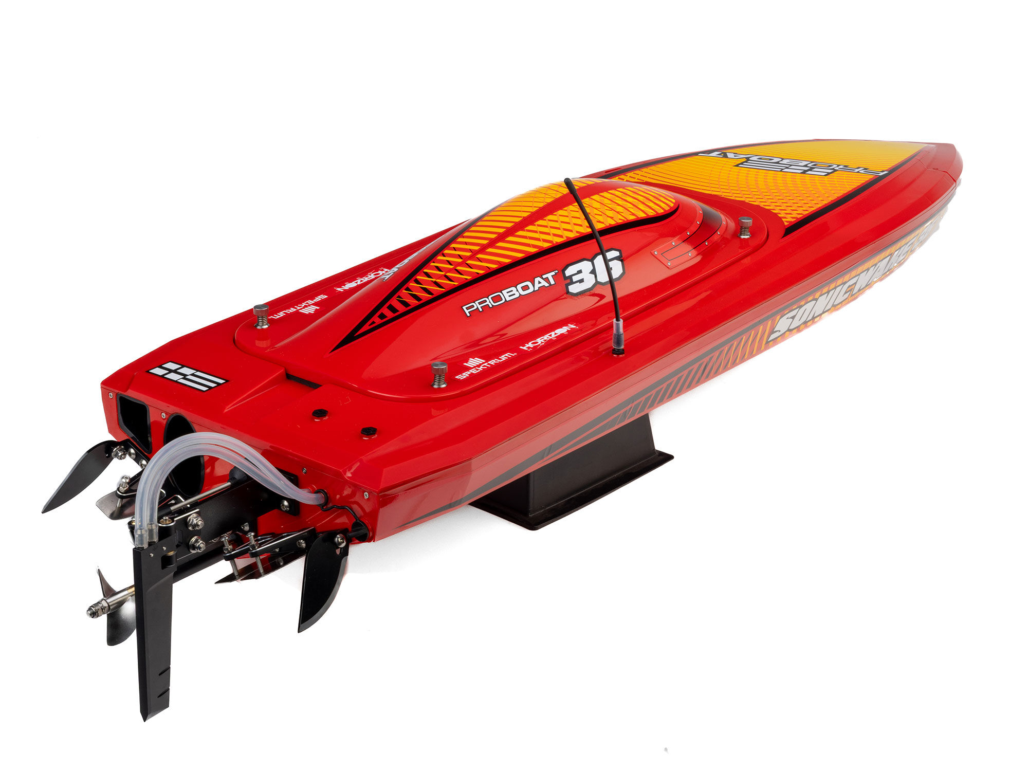 sonicwake-36-v3-self-righting-v-hull-boat-rtr-red