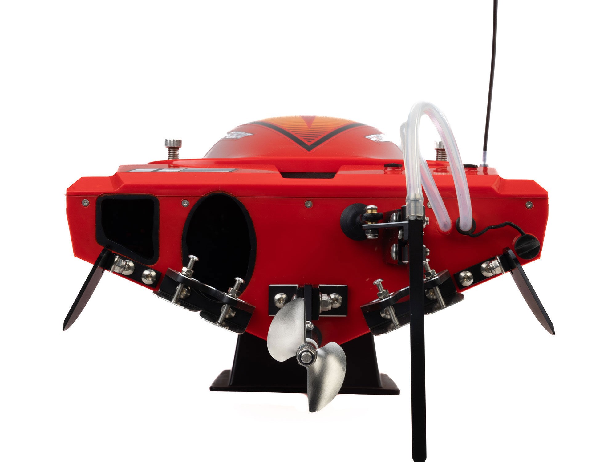 Sonicwake 36" V3 Self-Righting V-Hull Boat RTR, Red-7
