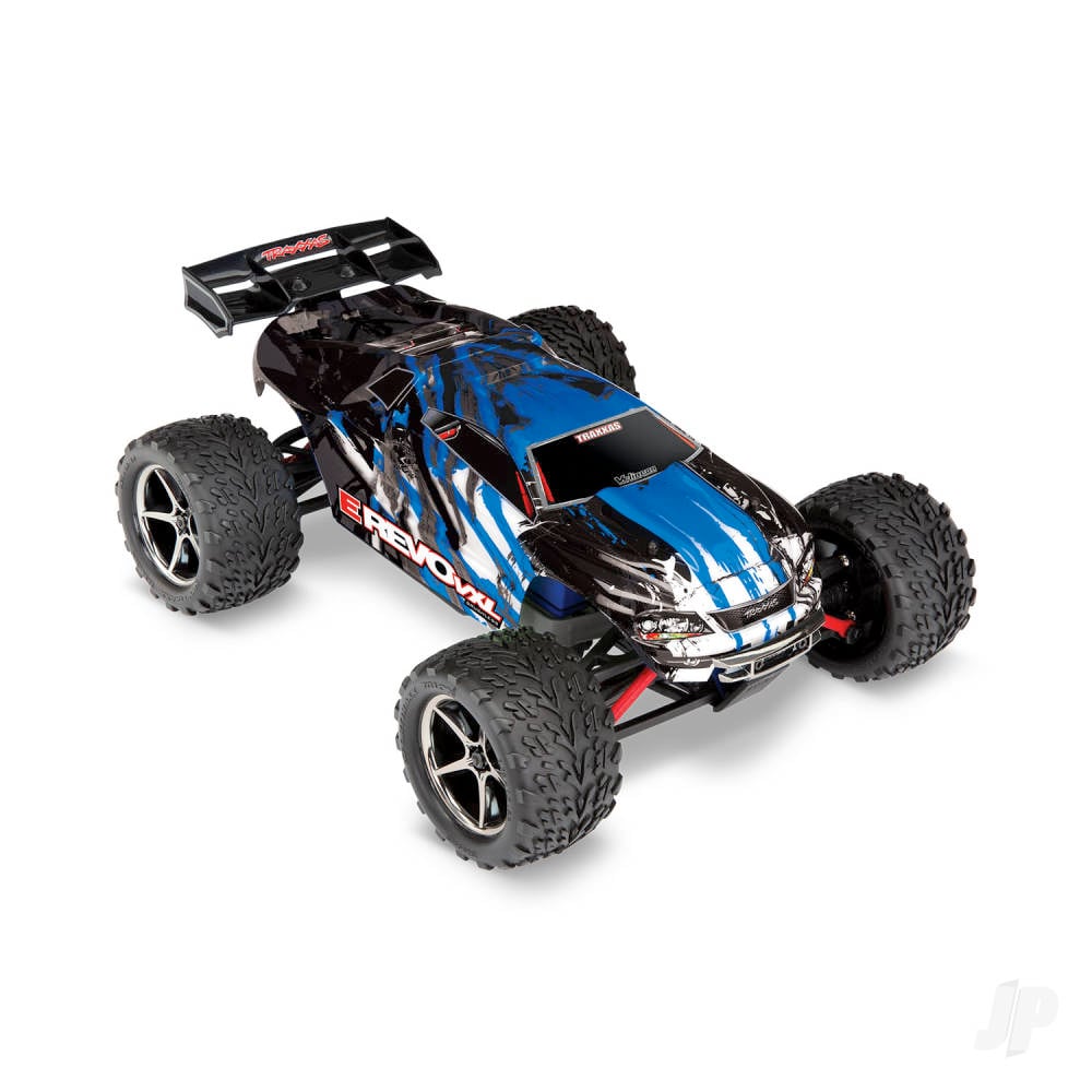 Traxxas E-Revo VXL 1:16 4x4 RTR Brushless VXL-3M Monster Truck - Blue X-3