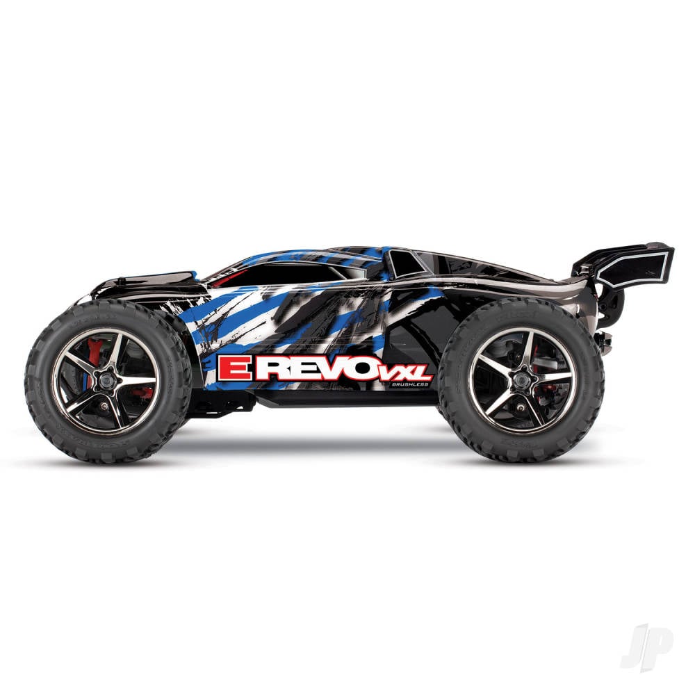 Traxxas E-Revo VXL 1:16 4x4 RTR Brushless VXL-3M Monster Truck - Blue X-6