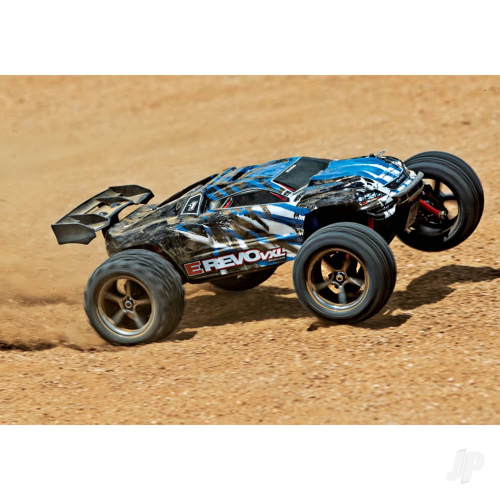 Traxxas E-Revo VXL 1:16 4x4 RTR Brushless VXL-3M Monster Truck - Blue X-7