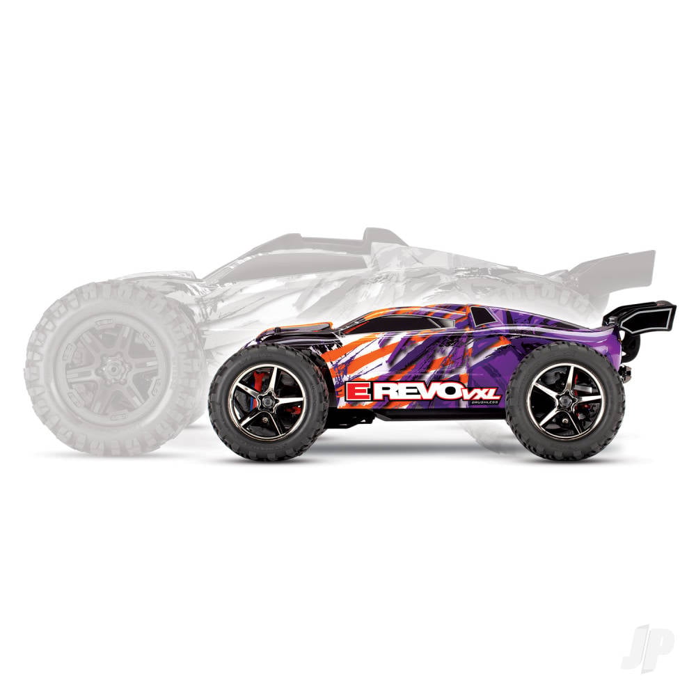Traxxas E-Revo VXL 1:16 4x4 RTR Brushless VXL-3M Monster Truck - Blue X-14