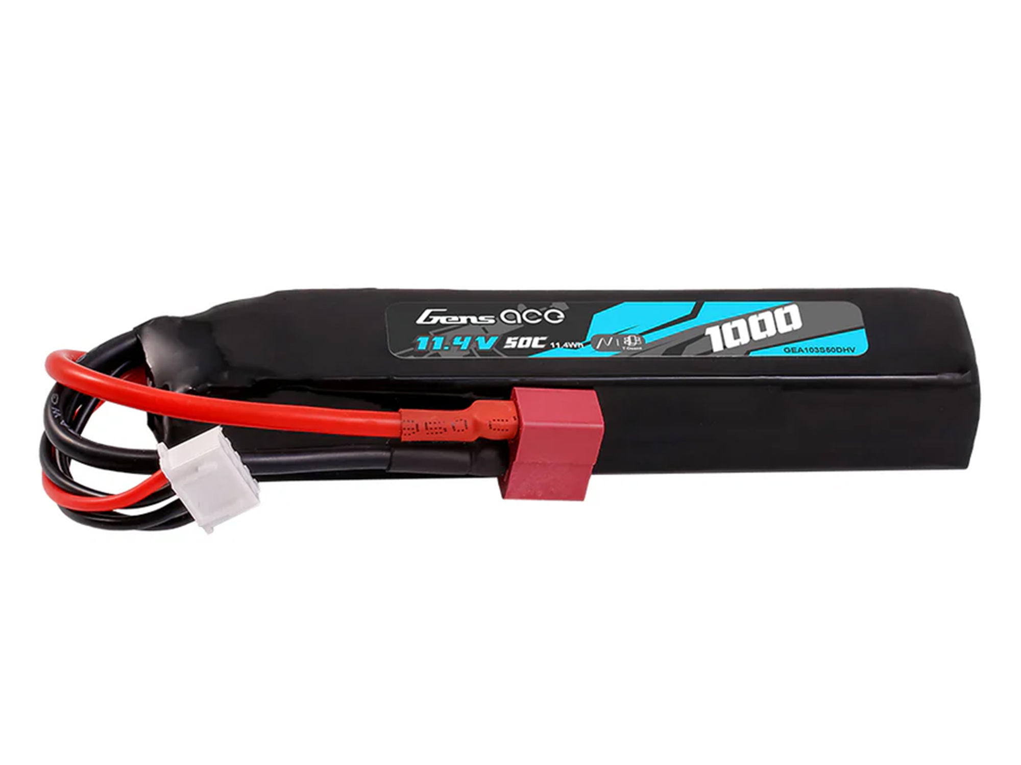 Airsoft 3S HV 1000mAh 50C with Deans (M4/AR Rifles)-3