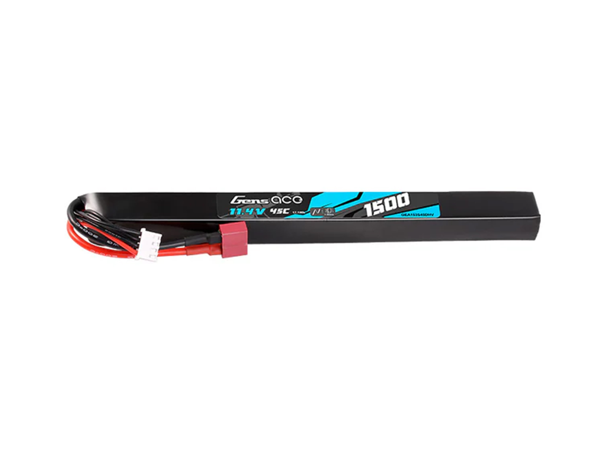 Airsoft 3S HV 1500mAh 45C with Deans (AK47 Long Stick)-3