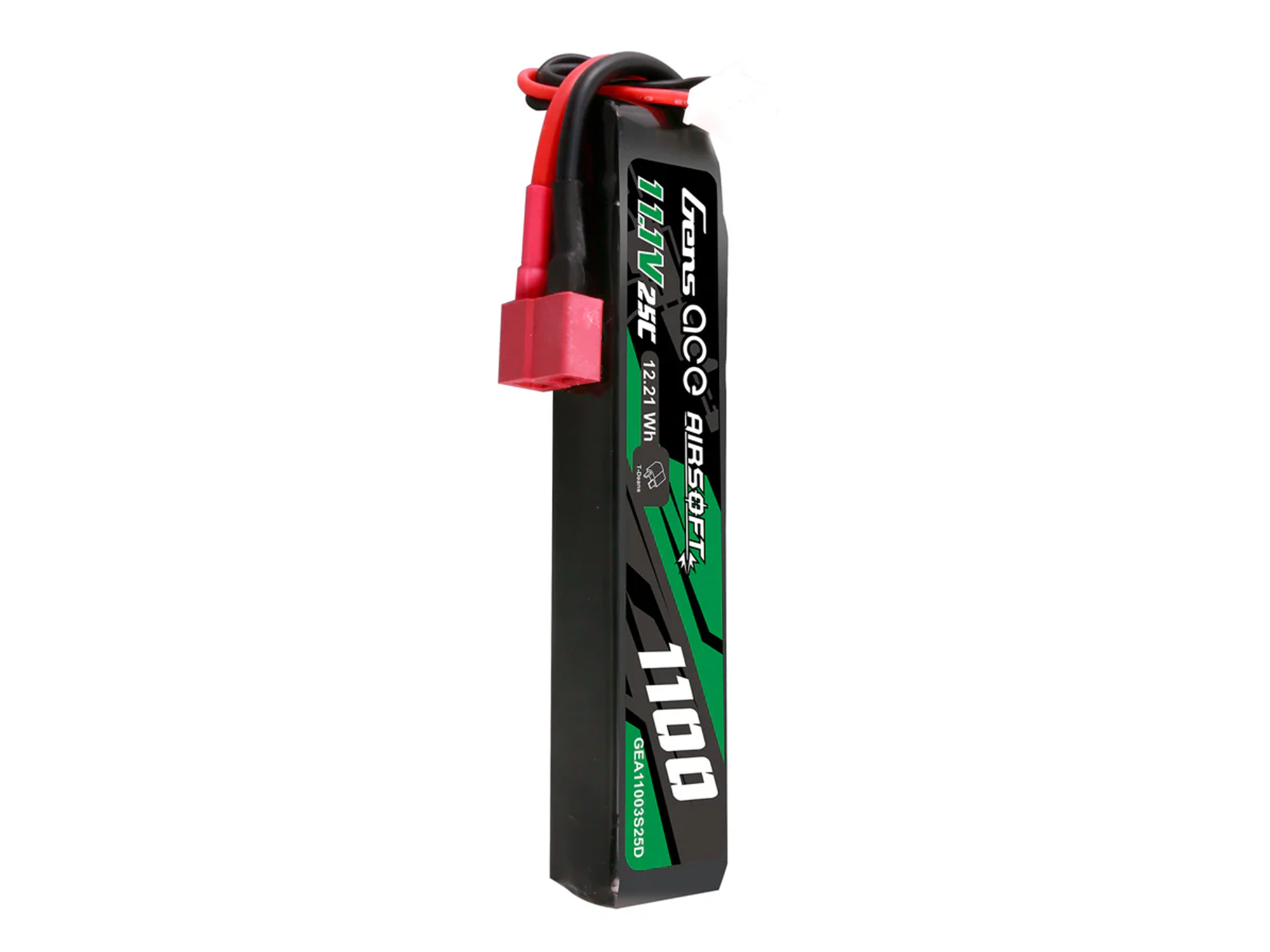 Airsoft 3S 1100mAh 25C with Deans (fit Most AEG)-4