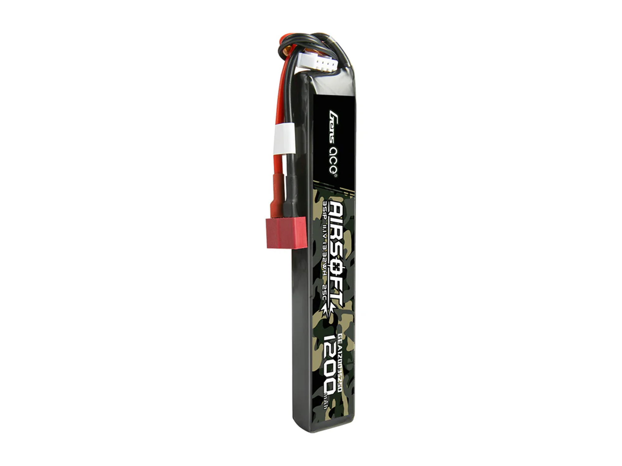 Airsoft 3S 1200mAh 25C with Deans (fit Most AEG)-4