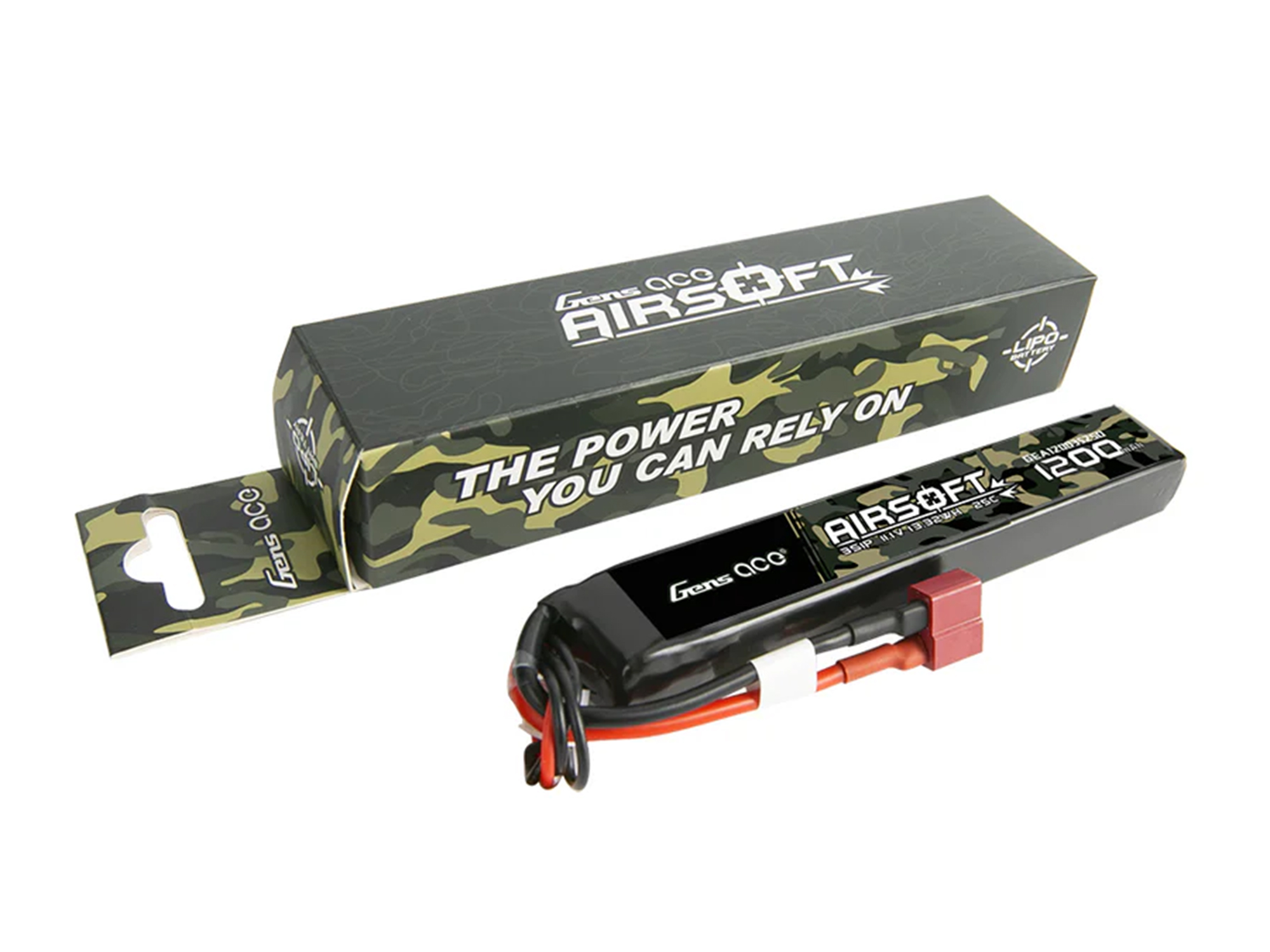 Airsoft 3S 1200mAh 25C with Deans (fit Most AEG)-5